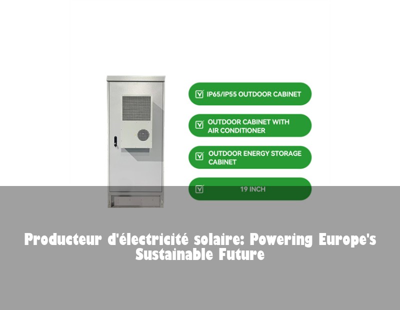 Producteur d'électricité solaire: Powering Europe's Sustainable Future