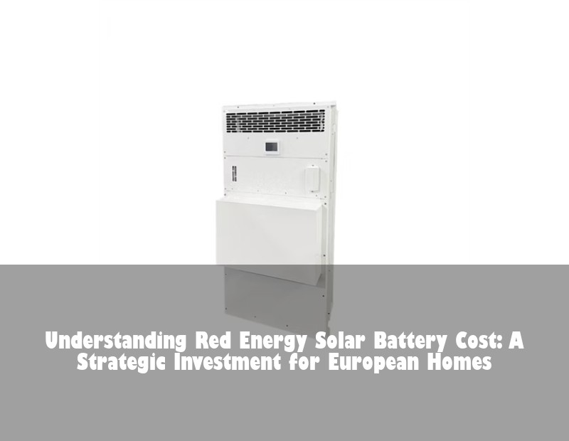 Understanding Red Energy Solar Battery Cost: A Strategic Investment for European Homes
