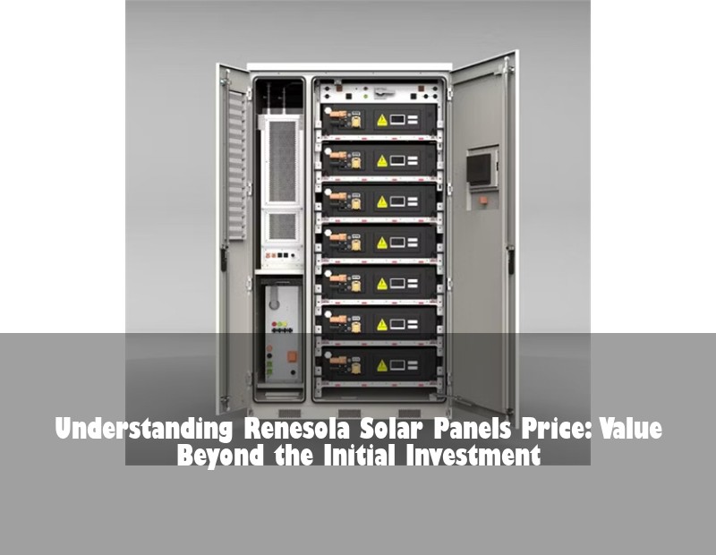 Understanding Renesola Solar Panels Price: Value Beyond the Initial Investment