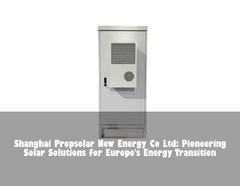 Shanghai Propsolar New Energy Co Ltd: Pioneering Solar Solutions for Europe's Energy Transition