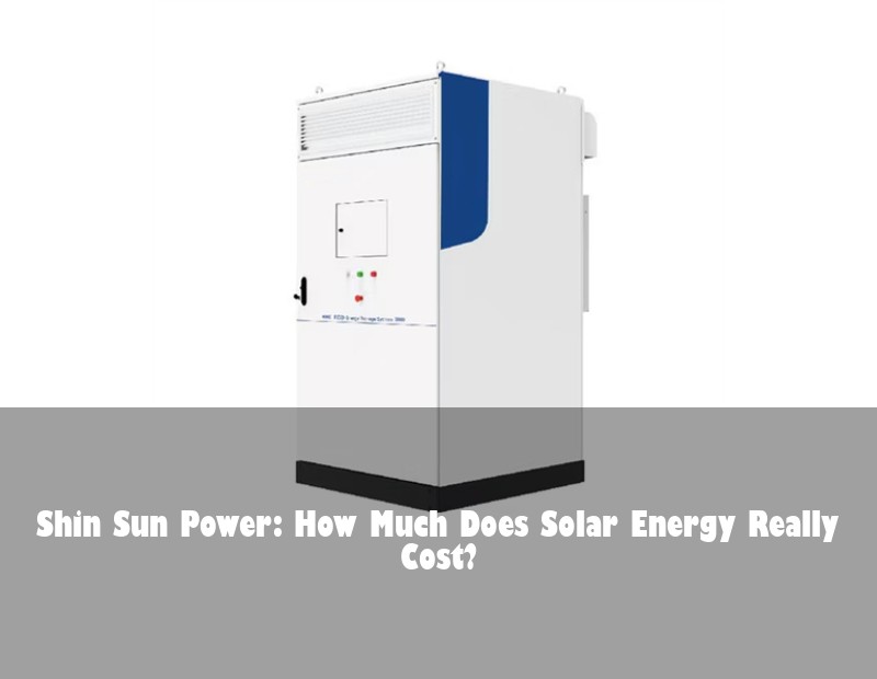 Shin Sun Power: How Much Does Solar Energy Really Cost?