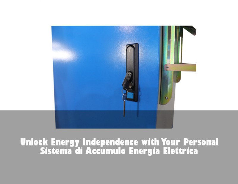 Unlock Energy Independence with Your Personal Sistema di Accumulo Energia Elettrica