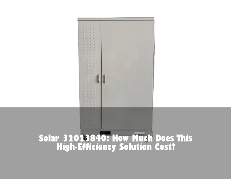 Solar 32023840: How Much Does This High-Efficiency Solution Cost?