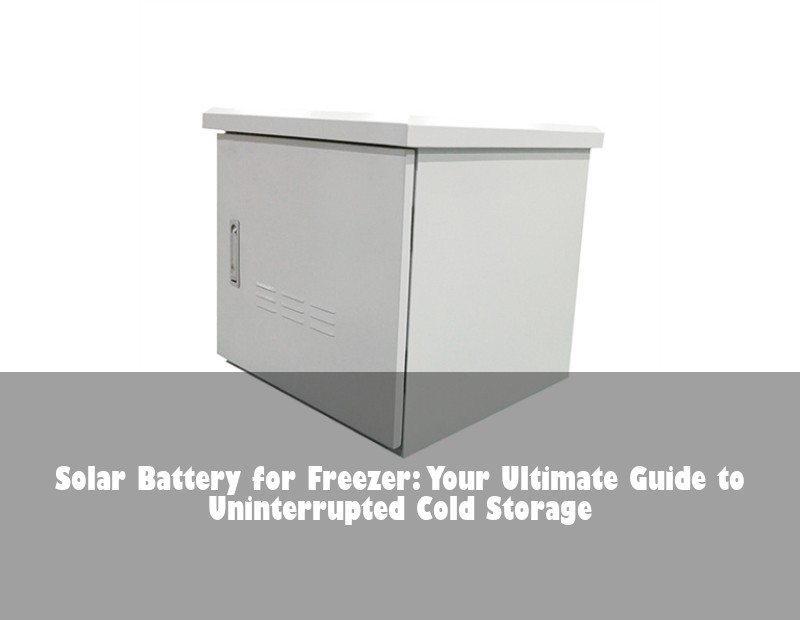 Solar Battery for Freezer: Your Ultimate Guide to Uninterrupted Cold Storage