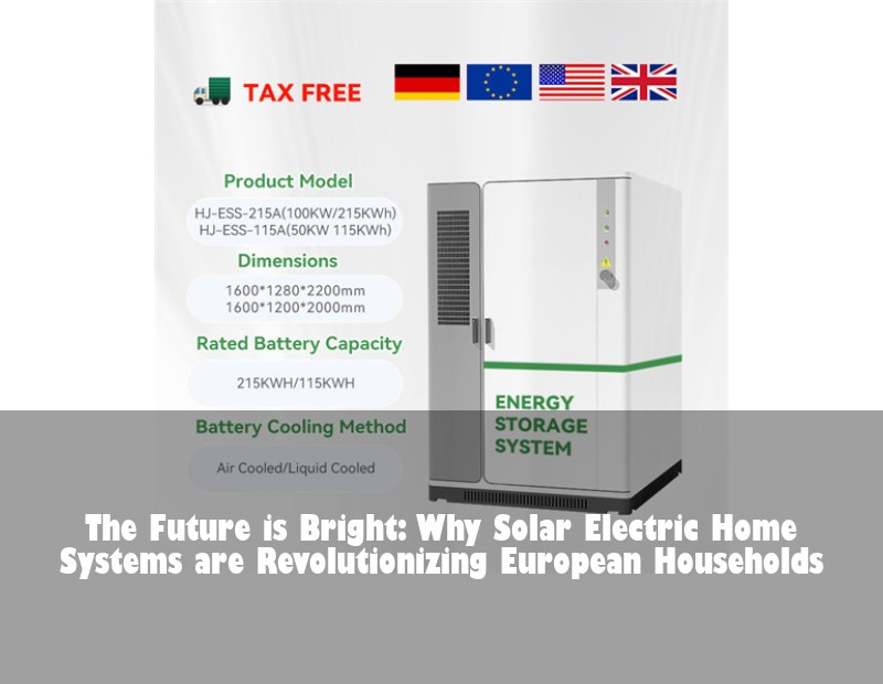 The Future is Bright: Why Solar Electric Home Systems are Revolutionizing European Households