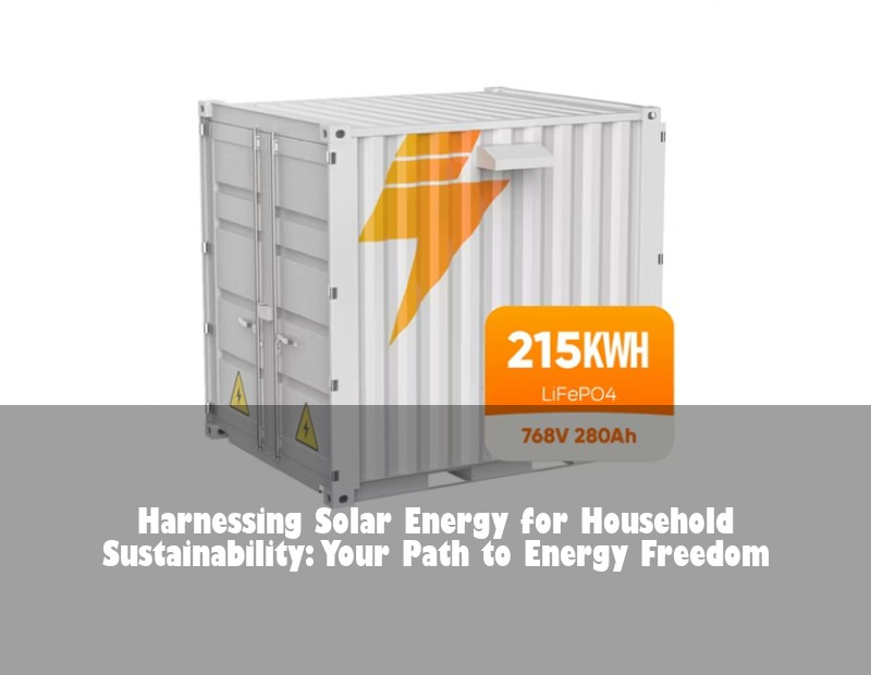 Harnessing Solar Energy for Household Sustainability: Your Path to Energy Freedom | Huijue Solar
