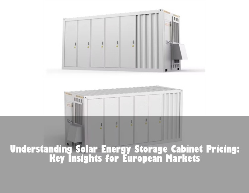 Understanding Solar Energy Storage Cabinet Pricing: Key Insights for European Markets