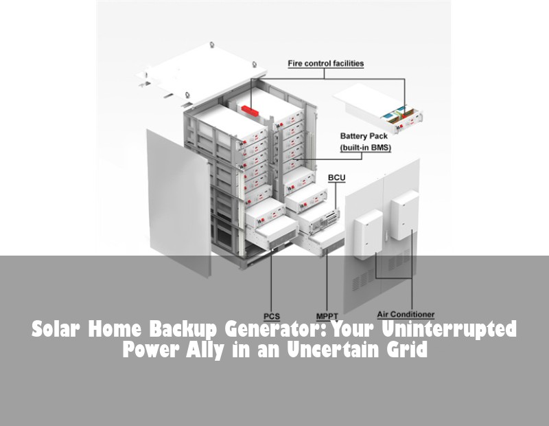 Solar Home Backup Generator: Your Uninterrupted Power Ally in an Uncertain Grid | Huijue Solar