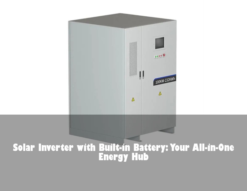 Solar Inverter with Built-in Battery: Your All-in-One Energy Hub