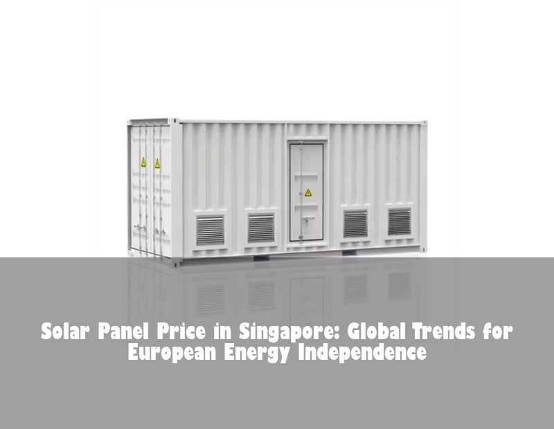 Solar Panel Price in Singapore: Global Trends for European Energy Independence | Huijue Solar