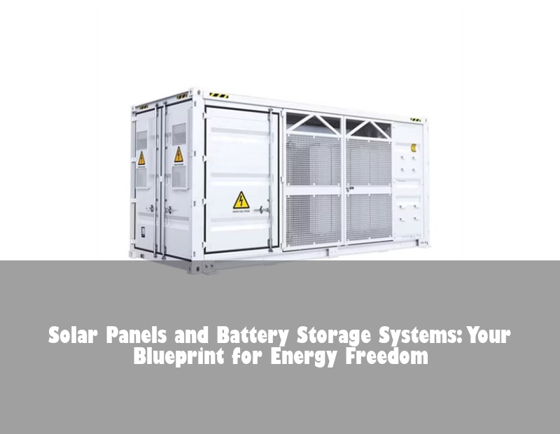 Solar Panels and Battery Storage Systems: Your Blueprint for Energy Freedom