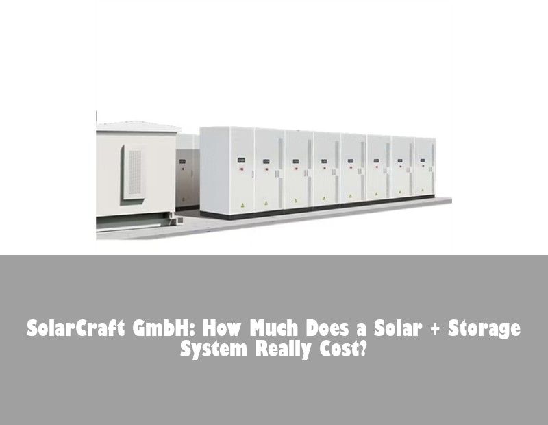 SolarCraft GmbH: How Much Does a Solar + Storage System Really Cost? | Huijue Solar