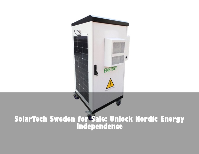 SolarTech Sweden for Sale: Unlock Nordic Energy Independence