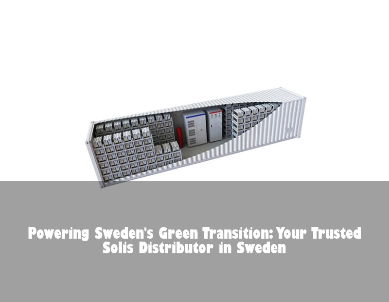 Powering Sweden's Green Transition: Your Trusted Solis Distributor in Sweden