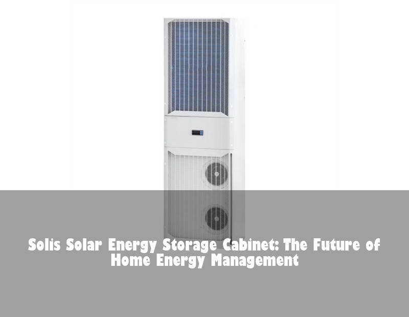 Solis Solar Energy Storage Cabinet: The Future of Home Energy Management