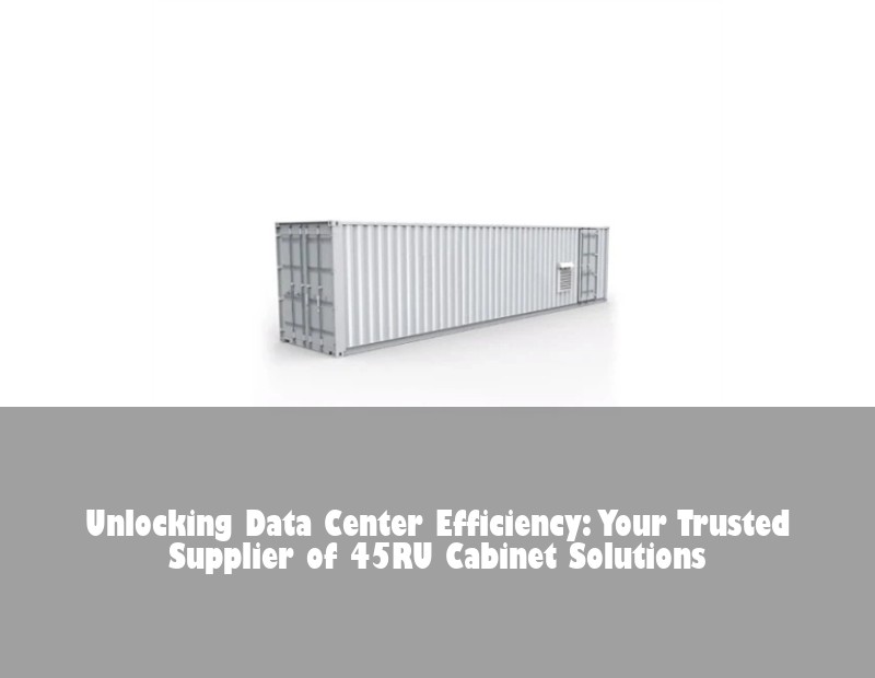 Unlocking Data Center Efficiency: Your Trusted Supplier of 45RU Cabinet Solutions
