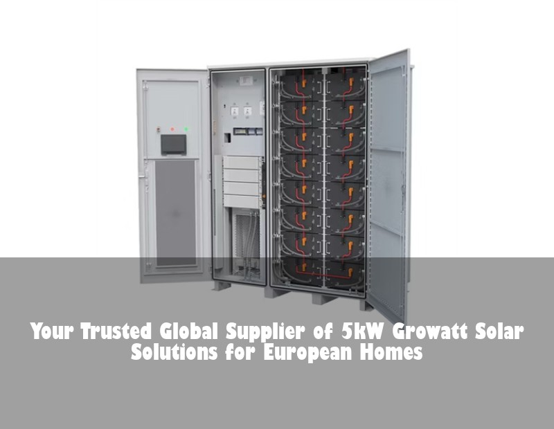 Your Trusted Global Supplier of 5kW Growatt Solar Solutions for European Homes