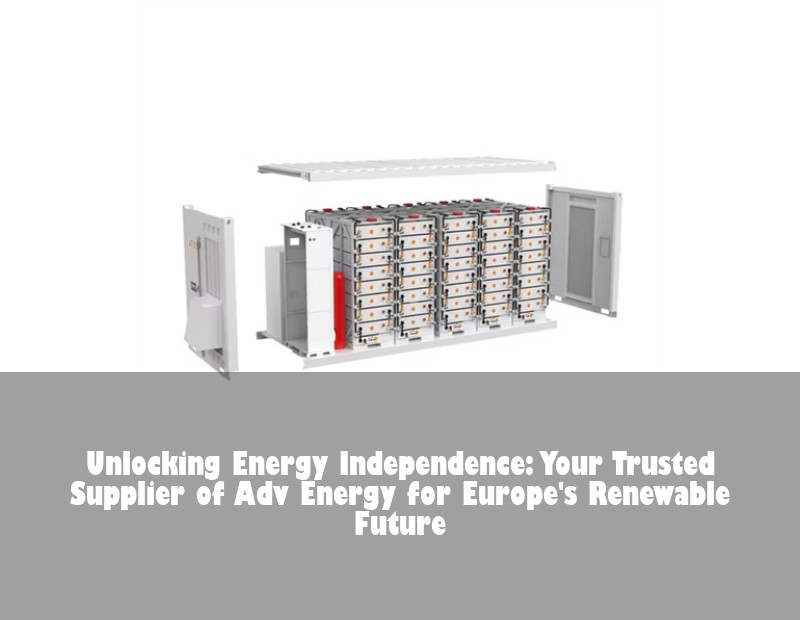 Unlocking Energy Independence: Your Trusted Supplier of Adv Energy for Europe's Renewable Future