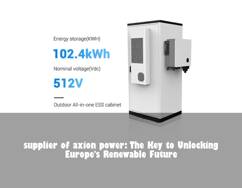supplier of axion power: The Key to Unlocking Europe's Renewable Future