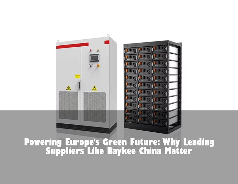 Powering Europe's Green Future: Why Leading Suppliers Like Baykee China Matter