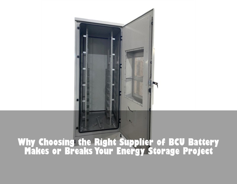 Why Choosing the Right Supplier of BCU Battery Makes or Breaks Your Energy Storage Project