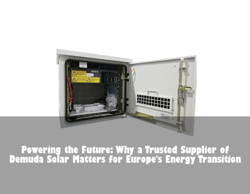 Powering the Future: Why a Trusted Supplier of Demuda Solar Matters for Europe's Energy Transition