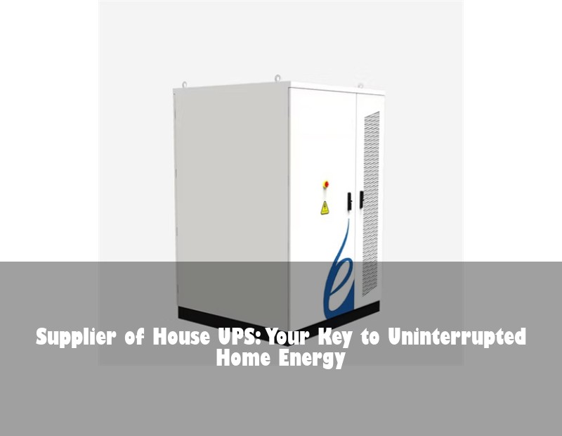Supplier of House UPS: Your Key to Uninterrupted Home Energy | Huijue Solar