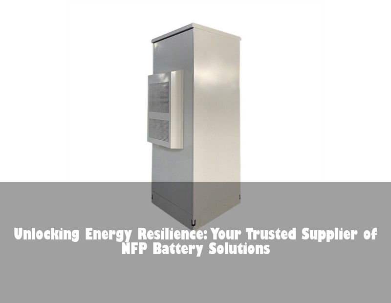 Unlocking Energy Resilience: Your Trusted Supplier of NFP Battery Solutions