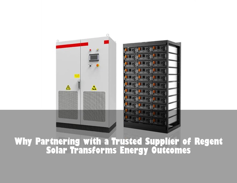 Why Partnering with a Trusted Supplier of Regent Solar Transforms Energy Outcomes