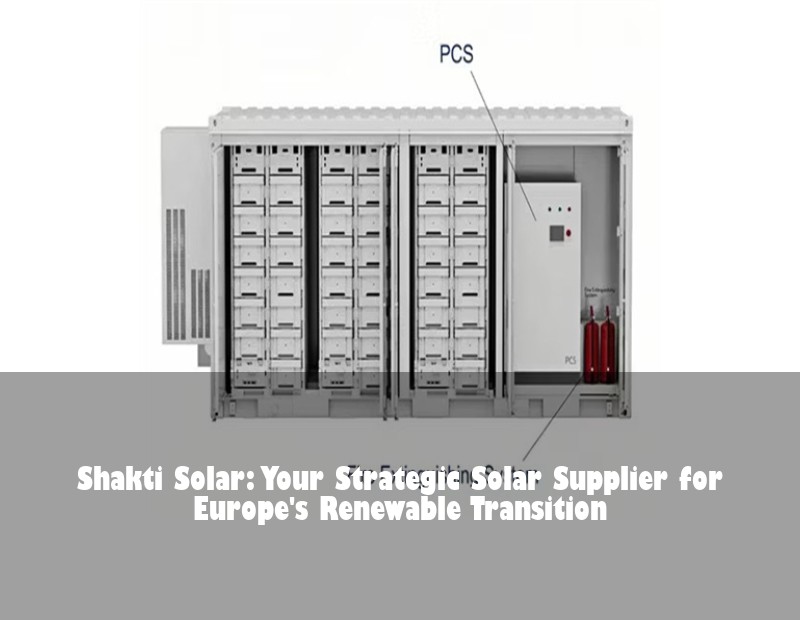 Shakti Solar: Your Strategic Solar Supplier for Europe's Renewable Transition | Huijue Solar