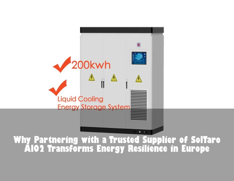 Why Partnering with a Trusted Supplier of SolTaro AIO2 Transforms Energy Resilience in Europe