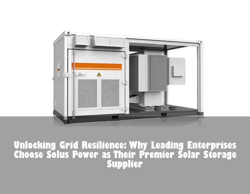 Unlocking Grid Resilience: Why Leading Enterprises Choose Solus Power as Their Premier Solar Storage Supplier