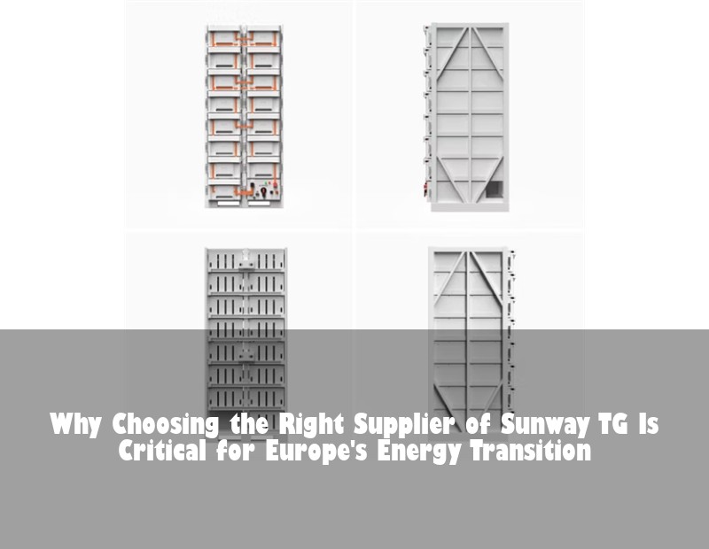 Why Choosing the Right Supplier of Sunway TG Is Critical for Europe's Energy Transition