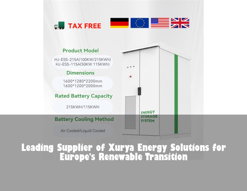 Leading Supplier of Xurya Energy Solutions for Europe's Renewable Transition