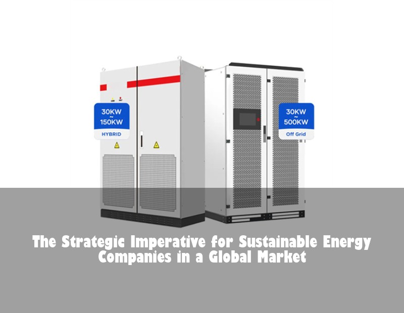 The Strategic Imperative for Sustainable Energy Companies in a Global Market