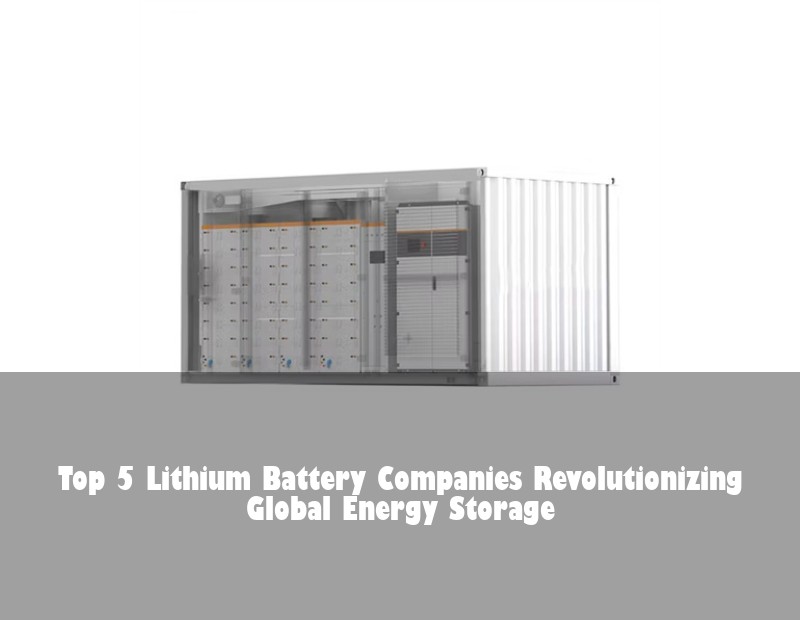 Top 5 Lithium Battery Companies Revolutionizing Global Energy Storage