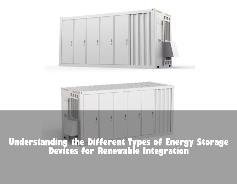 Understanding the Different Types of Energy Storage Devices for Renewable Integration