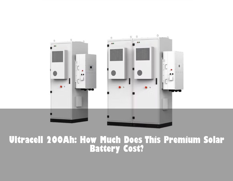 Ultracell 200Ah: How Much Does This Premium Solar Battery Cost?