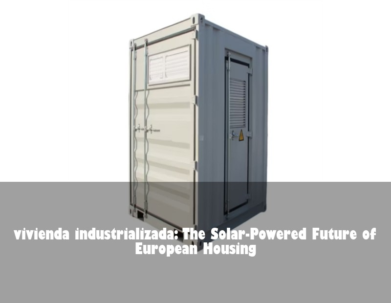 vivienda industrializada: The Solar-Powered Future of European Housing