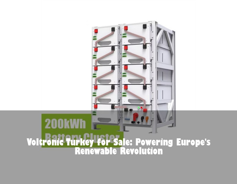 Voltronic Turkey for Sale: Powering Europe's Renewable Revolution | Huijue Solar