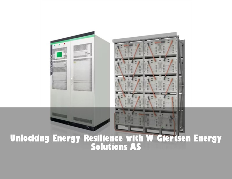 Unlocking Energy Resilience with W Giertsen Energy Solutions AS