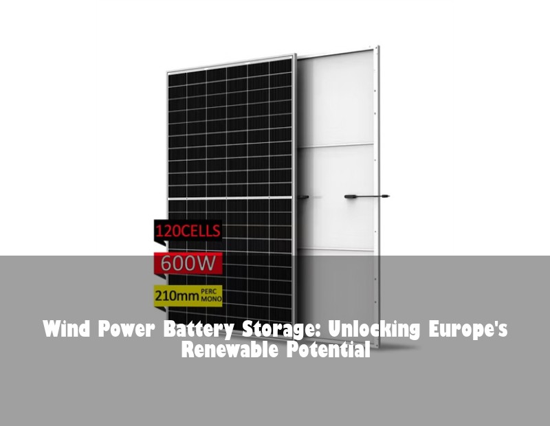 Wind Power Battery Storage: Unlocking Europe's Renewable Potential