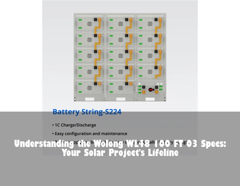 Understanding the Wolong WL48 100 FT 03 Specs: Your Solar Project's Lifeline